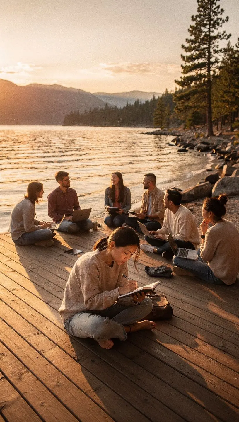 Professional team collaboration